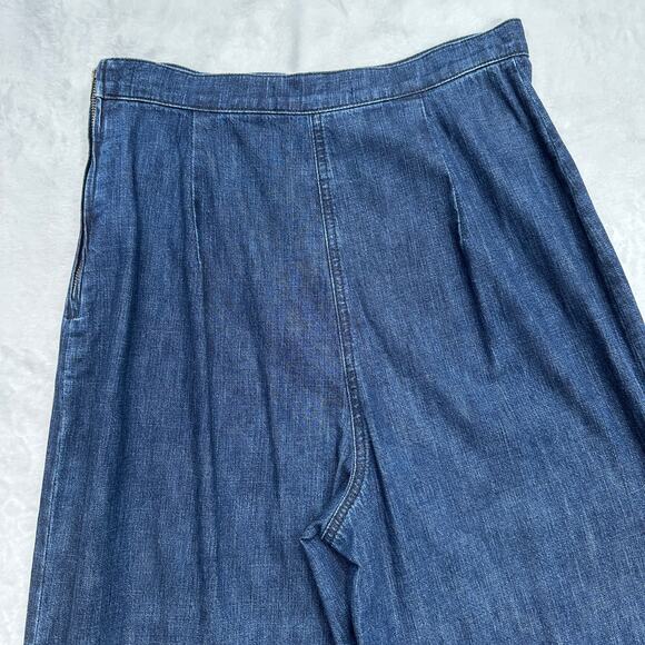 Rachel Comey Absolute Pant Wide Leg Flare Jeans Dark Indigo Denim Size 4 EUC - Picture 16 of 16